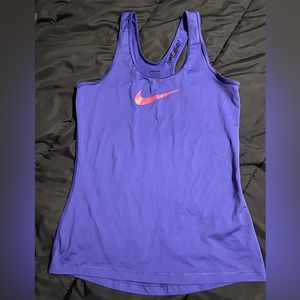 Nike Dri Fit tank dark purple M